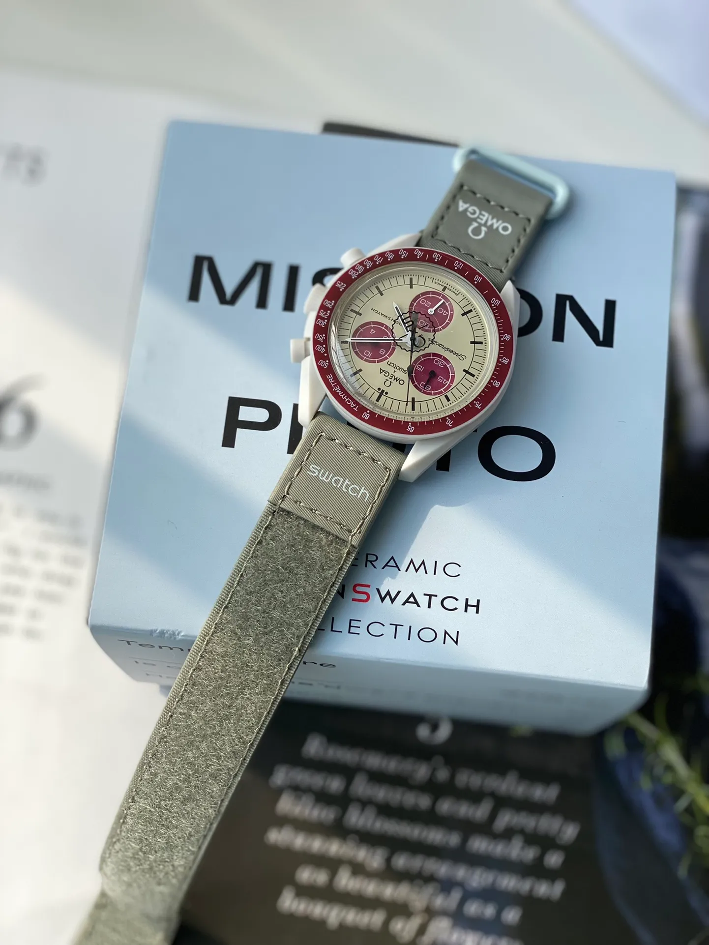 [Original order quality] 💰700! 【Purchasing quality】💰960! It’s hard to find a watch in the world❗️❗️❗️Omega x Swatch co-branded watch is here! ! !  A total of 11 models 🔵 respectively represent the sun, Mercury, Venus, Earth, Mars, Jupiter, Saturn, Uranus, Neptune, Moon, and Pluto in the solar system. Internally equipped is Swatch’s quartz chronograph movement. Interestingly, the battery cover of each watch is printed with a photo of the planet represented by the watch. The photo is said to be provided by NASA.