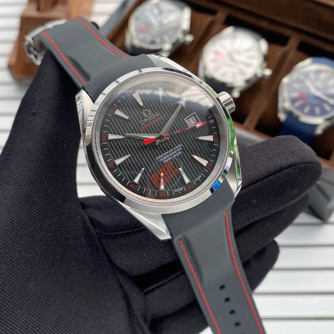【High-end replica】💰1160! OMEGA - OMEGA's new Seamaster series - men's watch, imported Citizen 8215 fully automatic movement, 316L stainless steel case, sapphire glass front and back, 316L stainless steel strap, diameter 40mm, thickness 12mm, the rhythm of life is under control