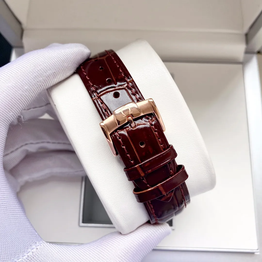 【Customized all-in-one machine】💰1720! Omega-Omega men's watch imported fully automatic 9015 all-in-one mechanical movement wear-resistant and scratch-resistant sapphire mirror 316L stainless steel case genuine calfskin strap fashionable design business casual size: diameter 40mm thickness 12mm