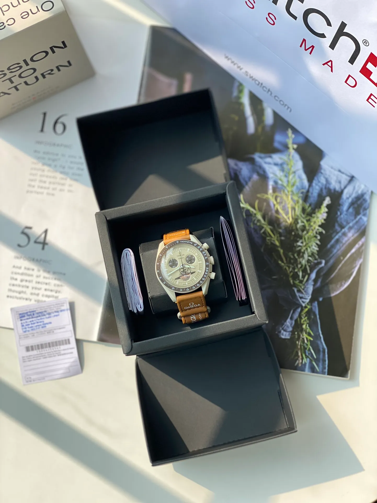 [Original order quality] 💰700! 【Purchasing quality】💰960! It’s hard to find a watch in the world❗️❗️❗️Omega x Swatch co-branded watch is here! ! !  A total of 11 models 🔵 respectively represent the sun, Mercury, Venus, Earth, Mars, Jupiter, Saturn, Uranus, Neptune, Moon, and Pluto in the solar system. Internally equipped is Swatch’s quartz chronograph movement. Interestingly, the battery cover of each watch is printed with a photo of the planet represented by the watch. The photo is said to be provided by NASA.
