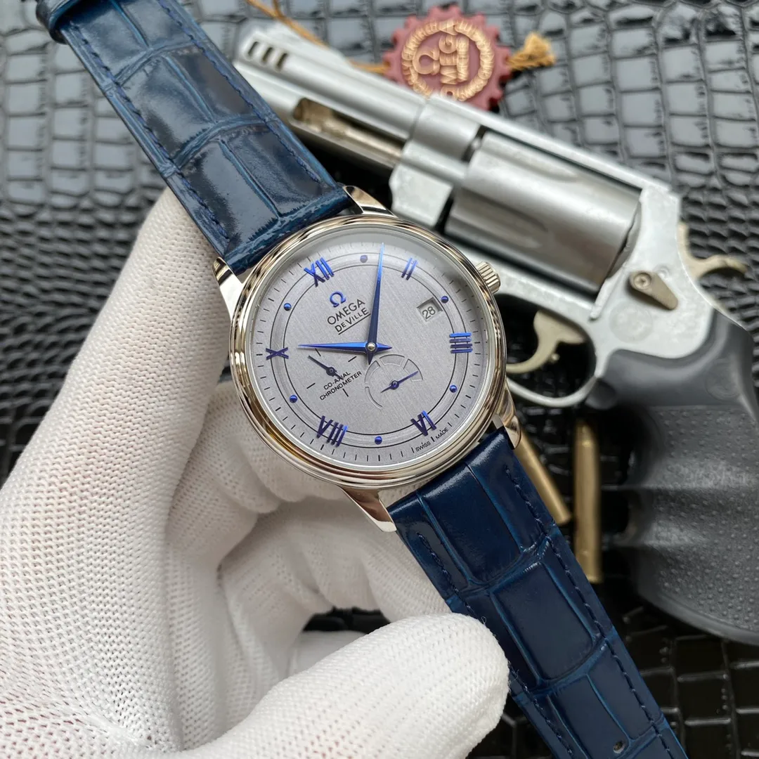 【High-end replica】💰1160! Omega 4-pin fine men's mechanical watch✨ Strap: 💝Italian calfskin/316L stainless steel Movement: Imported Citizen 8215 mechanical movement Mirror: Sapphire mirror Size: 40mm diameter, 12mm thick 🎉🎉🎉Welcome to forward