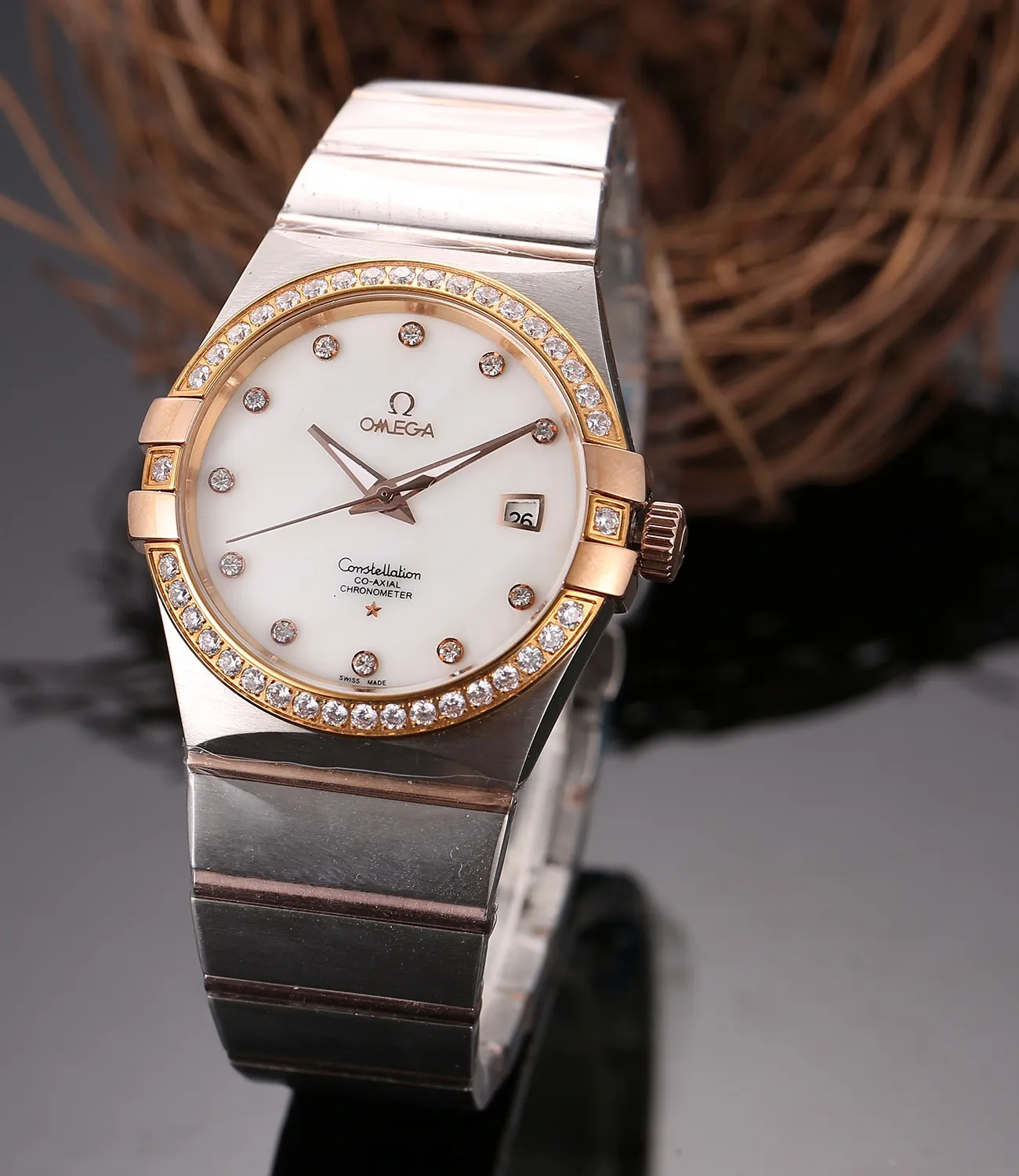 【High-end replica】💰1160! one! Omega 3-hand synchronized double eagle series couple watch 🍂Strap: top imported 316 stainless steel strap 🍂Movement: imported Citizen 8215 mechanical watch 🍂Mirror: top imported diamond film crystal mirror 🍂Size: male 38mm, female 28mm