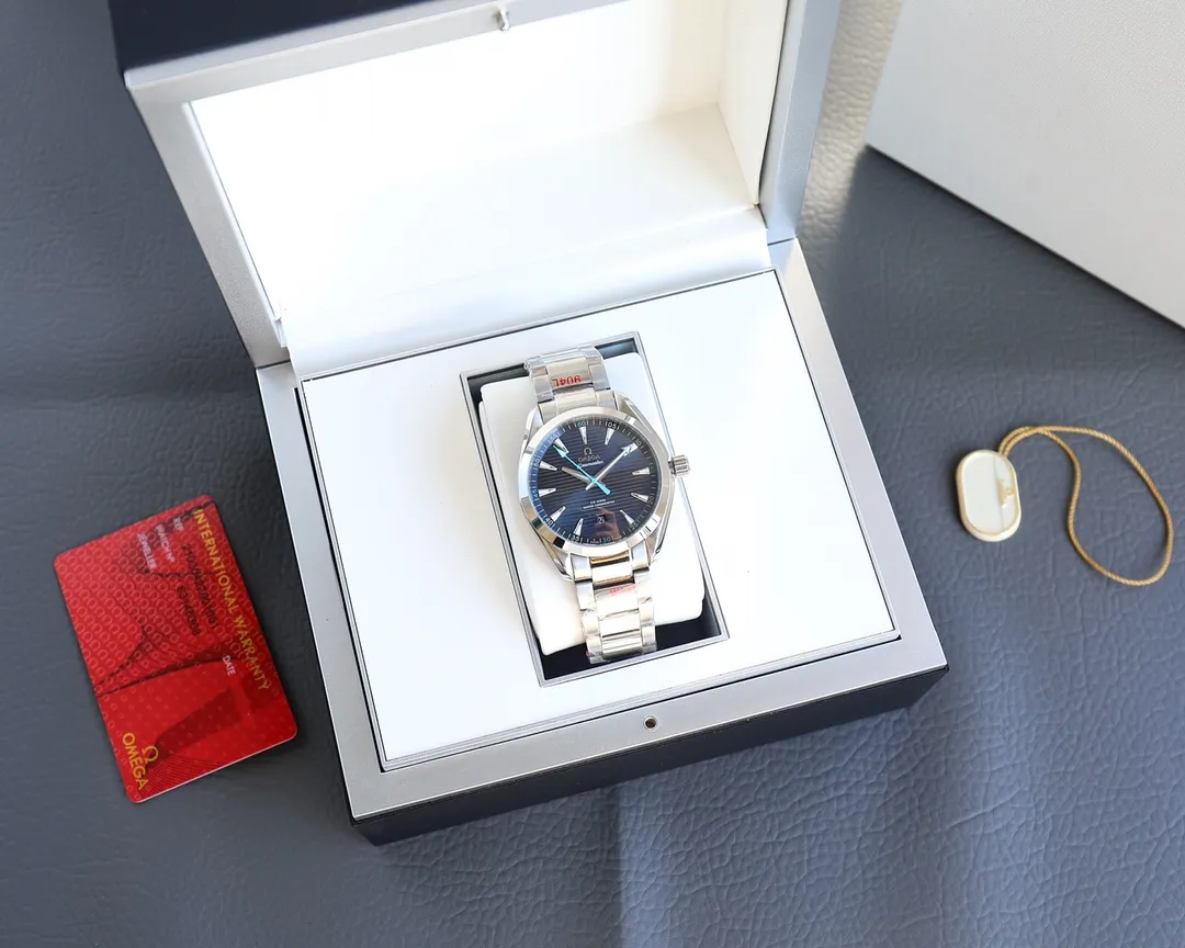 【High-end replica】💰1160! Customized all-in-one machine 💰1720! Omega Seamaster 150m series men's mechanical watch, a new upgraded version will arrive in 2022. The revised quality and exclusive custom-made 8500 movement splint are specially designed. [Movement] Re-engraved and restored 8500 coaxial movement. The see-through bottom movement can be seen at a glance, perfectly presented. [Case] 316L stainless steel case, made by exclusive CNC process, with arched wear-resistant super strong glass, clear text lines and well-proportioned checkered pattern, three-level waterproof, watch diameter 41/11mm [Bracelet] Imported rubber tape from Italy with original folding clasp or 316 stainless steel original clasp optional