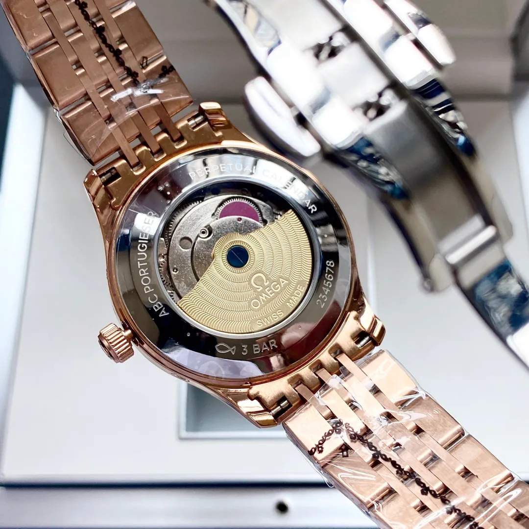 【High-end replica】💰1520! Omega-Omega men's watch equipped with imported fully automatic Citizen 8215 mechanical movement, wear-resistant and scratch-resistant sapphire mirror, 316L stainless steel case, stainless steel strap, fashionable design, business casual, size: diameter 40mm, thickness 12mm