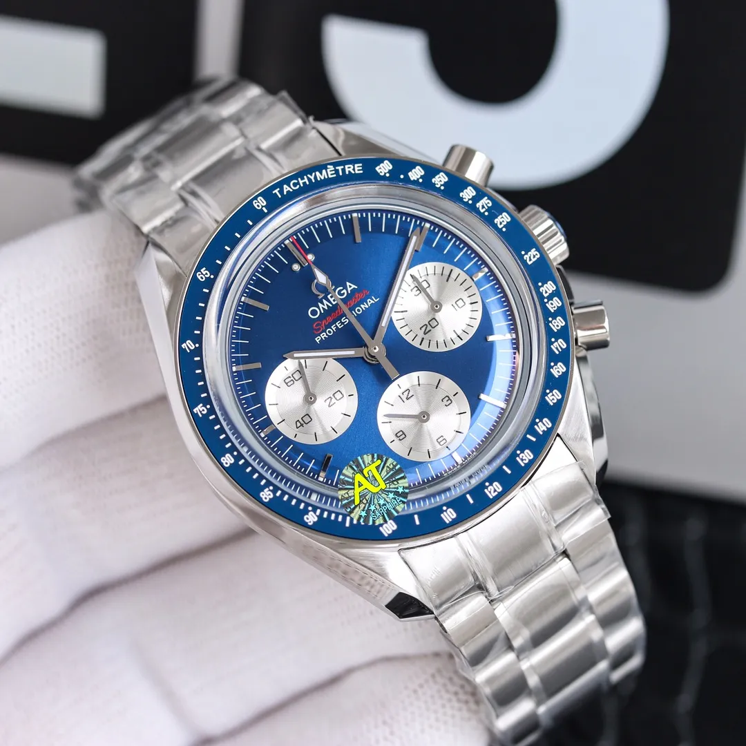The new Omega Moon Landing Speedmaster is back [Professional Moon Watch] The core of the Speedmaster story is that Armstrong was taken to the moon (the watch was left in the space capsule). The case is made of imported 316 stainless steel, made of Lasha, with exquisite angles and three-dimensional clarity. It is equipped with a ceramic bezel. The luminous dial is made of luminous materials imported from Switzerland after repeated printing processes. It is paired with a sapphire crystal mirror on the lid. The case size is 42 mm and can be paired with a stainless steel strap or a "NATO" NATO military strap. The movement uses a classic manual winding chronograph movement (1863). Only after playing with a manual chronograph movement is it complete! You won’t know until you try!