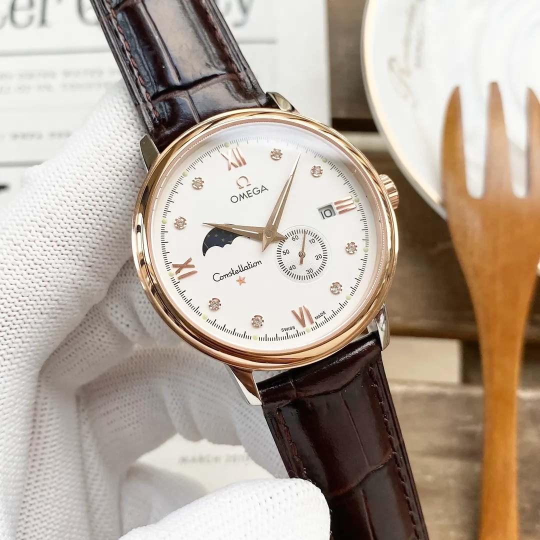 【Top replica】💰3300! The 2022 Omega Diefei series men's watches are coming [Heyha][Heyha], with unique 9⃣️ digits for the day and 🈷️ star function, 4⃣️ digits for independent small seconds, equipped with the original imported cal.8219 fully automatic mechanical movement, zero-repair and accurate travel time, made of 316 top-grade pure stainless steel, and cut-resistant sapphire glass mirror! Imported Italian 🇮🇹 cowhide, deeply waterproof 🏊40mm in diameter. Stylish and elegant, absolutely exquisite, [strong] Wearing it will add a noble temperament invisibly. It is the first choice for successful people and is worth owning. [Celebrate][Celebrate] Welcome to buy [Turn around][Turn around]