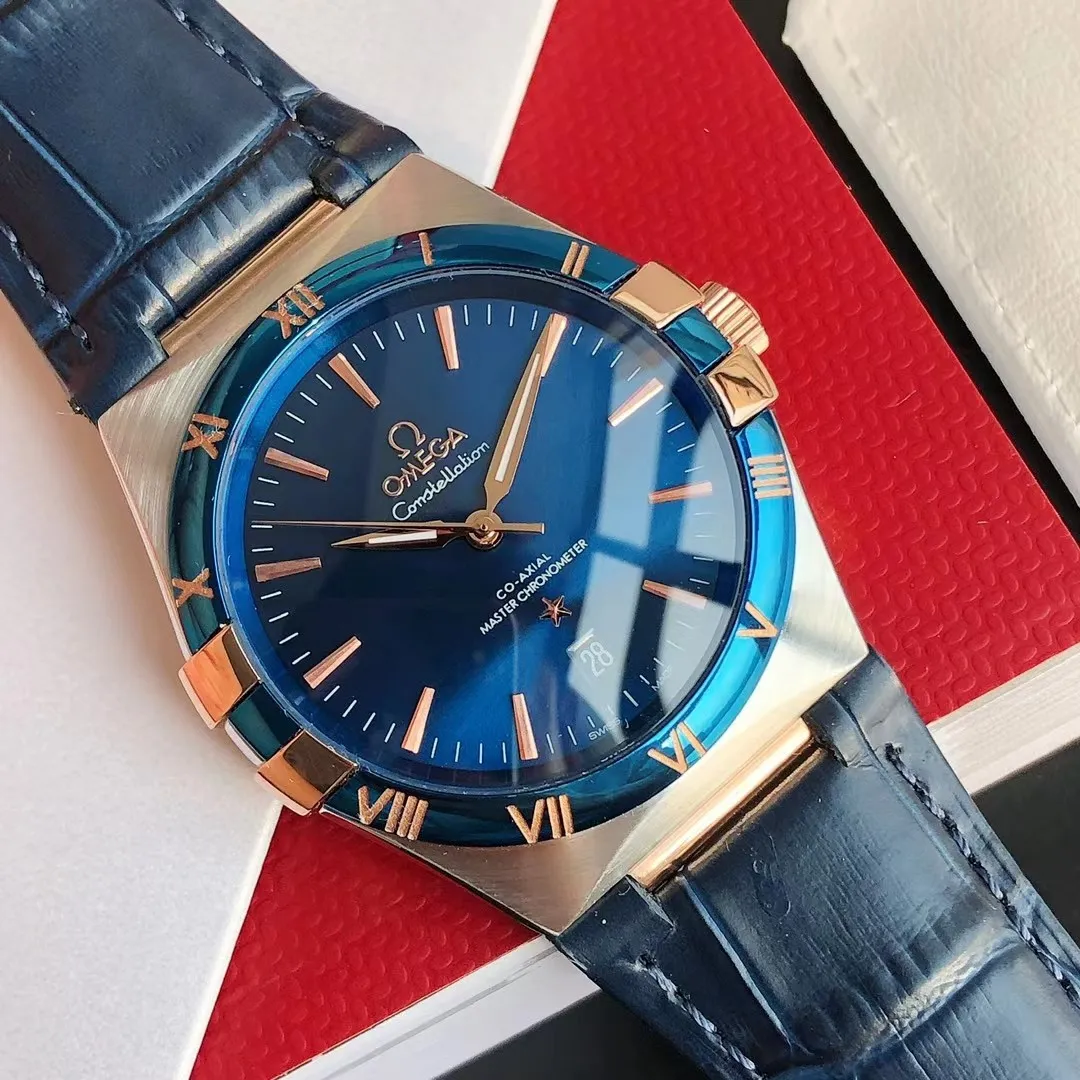 【High-end replica】💰1300! 【Customized all-in-one machine】💰1720! 2023 official new product - the fifth generation of Omega's "Constellation Gents" constellation series is on the market [color] After ten years of hard work, never give in! Another high-quality, ultra-affordable masterpiece that once again refreshes the "genuine appearance details, built-in brand new Citizen movement" [Movement] The entire network's exclusive replica of the Constellation series men's watch is equipped with the brand new Citizen 8215 automatic mechanical movement, exclusive corrected automatic hammer, the movement's kinetic energy is durable, accurate in travel time, ⭕️reworked [Case] 💯 Super waterproof, you can swim with confidence🚰 316L fine steel case, same material bracelet CNC cutting process, perfect shell shape and connection, vintage craftsmanship, the thinnest workmanship of the same level of movement [Details] The words are synchronized with the original strips, the texture is delicate, the disk surface is simple and elegant, the ring edge is hand-decorated and electroplated in a vacuum furnace, the color is uniform and bright, the original same color is complete, the strap is made of Italian calfskin with the original folding clasp