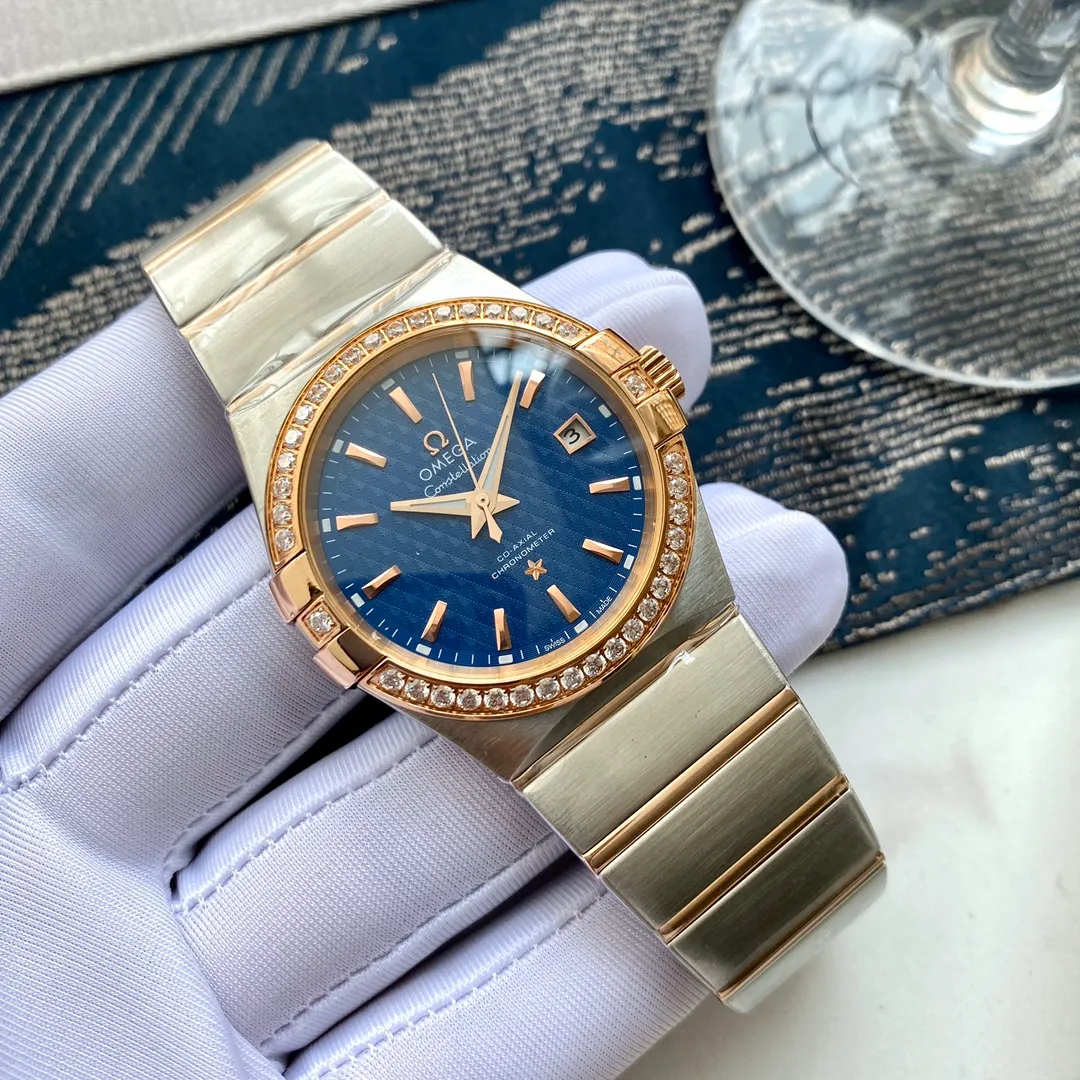 【Foreign trade import】💰1700! Omega (noble quality, return of the ultimate product) hot model - Double Eagle series Type: Fine men's watch (one of the first choices) 🔥High-definition real shot🔥 Strap: Selected 316L stainless steel strap (durable) crafted by craftsmen Movement: Equipped with top-level machinery & Citizen movement (stable) Two options Material: Mineral super strong mirror (wear-resistant) Relief essence Vast atmosphere Ingenuity A treasure for the wrist Size: diameter 40mm, thickness 12mm. Hot sale! Welcome to reprint!