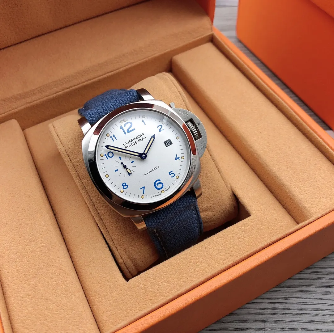 【High-end replica】💰1240! Panerai PAM00906 Series: LUMINOR DUE Style: Fully automatic, 47mm, Men's Material: Stainless steel Movement Manufacturer: Panerai Movement Type: Fully automatic imported Citizen 8215 mechanical movement Thickness: 5.3mm Balance wheel: Glucydur® balance wheel Vibration frequency: 21600 oscillations per hour 🎮Shock absorber: Incabloc shock absorber Number of gems: 21 parts