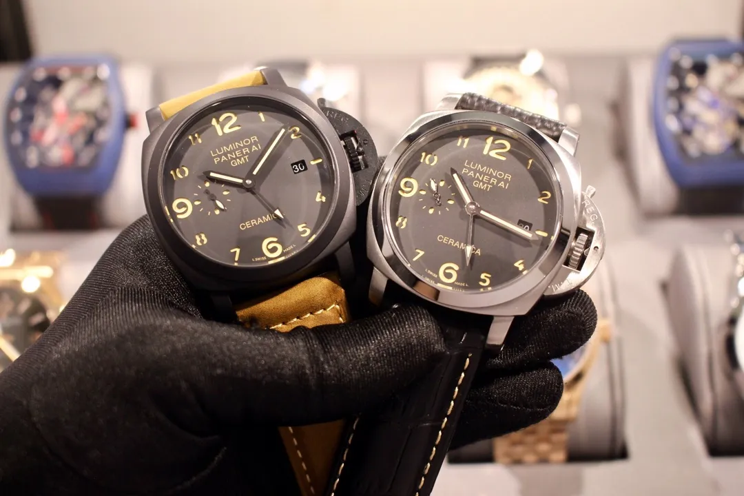 【High-end replica】💰1300! Panerai - PANERAI Type: Men's top watch Movement: Fully automatic mechanical movement Case: 316L stainless steel case Mirror: Mineral strengthened glass Belt: Imported genuine cowhide strap Excellent and extraordinary, showing men's charm Size: Diameter 44MM Thickness 16mm Exquisite work, enjoy luxury F10!
