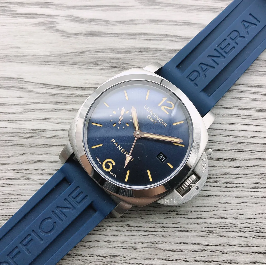 Panerai - PANERAI PAM Type: Men's top watch Movement: Fully automatic mechanical movement Case: 316L stainless steel case Mirror: Mineral strengthened glass Belt: Imported genuine cowhide strap is extraordinary, showing the charm of men Size: diameter 44mm, thickness 16mm