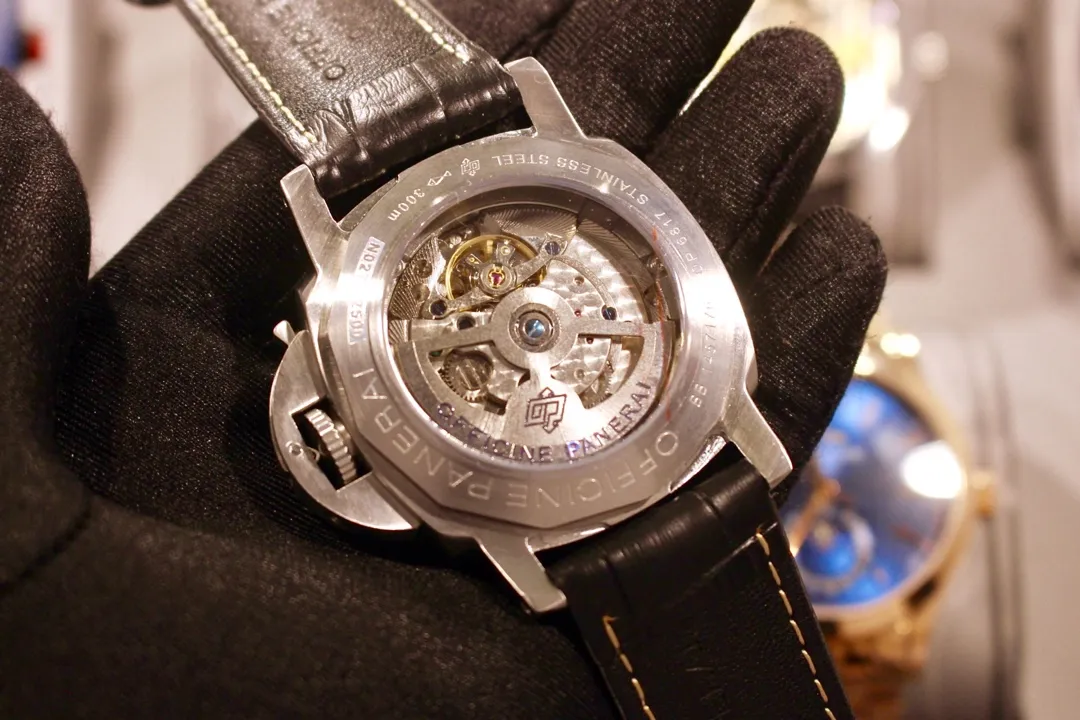 【High-end replica】💰1300! Panerai - PANERAI Type: Men's top watch Movement: Fully automatic mechanical movement Case: 316L stainless steel case Mirror: Mineral strengthened glass Belt: Imported genuine cowhide strap Excellent and extraordinary, showing men's charm Size: Diameter 44MM Thickness 16mm Exquisite work, enjoy luxury F10!