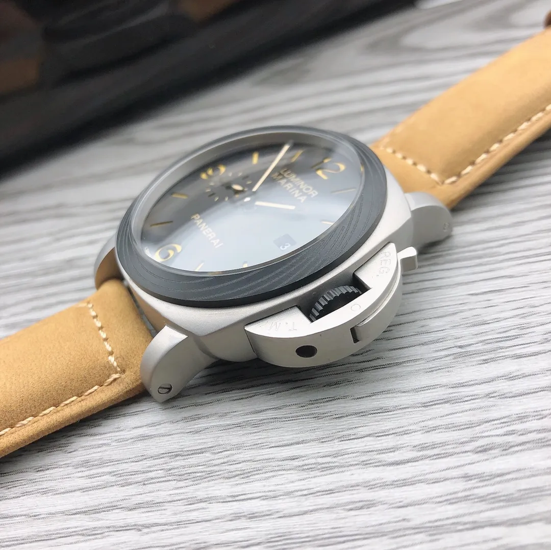 【High-end replica】💰1500! Panerai - PANERAI LUMINOR series PAM Type: Men's top watch Movement: Fully automatic mechanical movement Case: 316L stainless steel case Mirror: Mineral strengthened glass Belt: Imported genuine cowhide strap is extraordinary, showing the charm of men Size: diameter 44mm, thickness 16mm