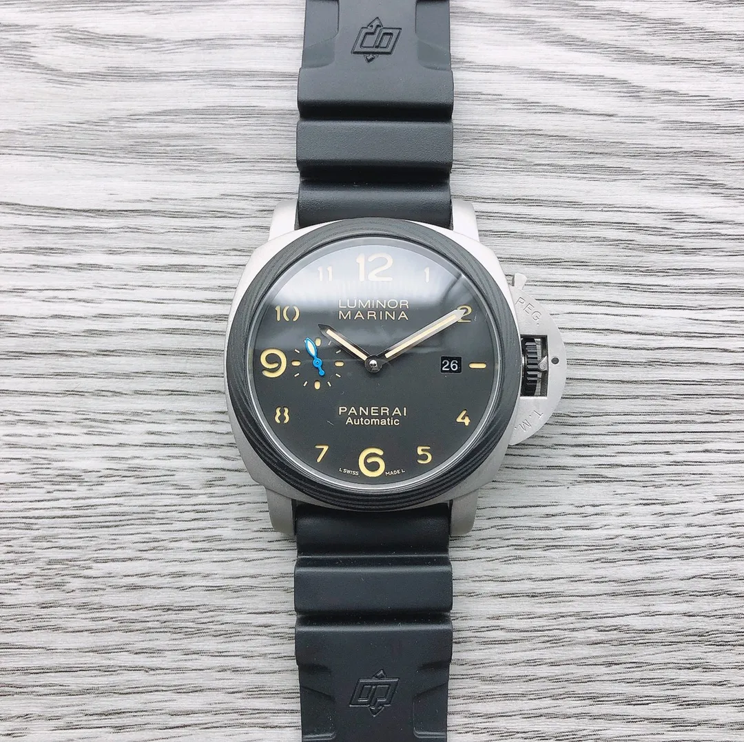 【High-end replica】💰1500! Panerai - PANERAI PAM Type: Men's top watch Movement: Fully automatic mechanical movement Case: 316L stainless steel case Flower case Mirror: Mineral strengthened glass Belt: Imported genuine cowhide strap is extraordinary, showing the charm of men Size: diameter 44mm, thickness 16mm