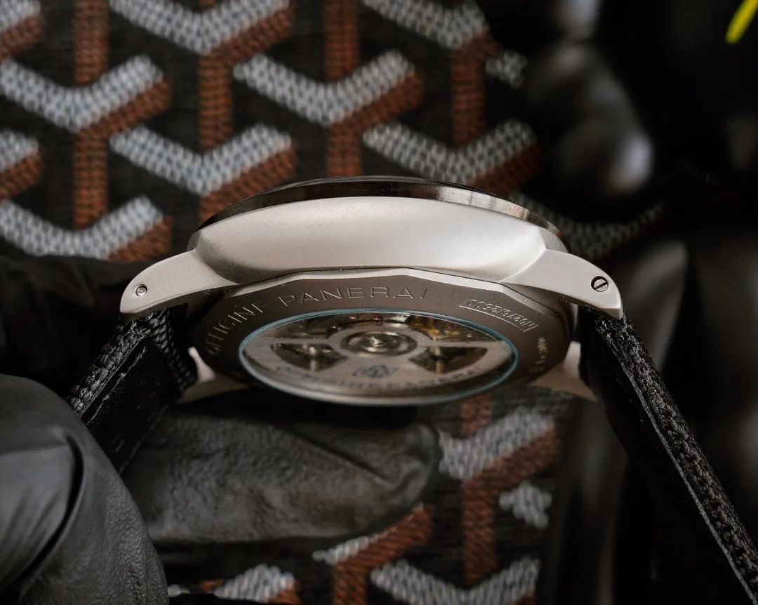 【High-end replica】💰1720! Panerai PANERAI curved coated glass 44mm*16mm first layer cowhide strap with original pin buckle fully automatic machine a watch from a tough guy