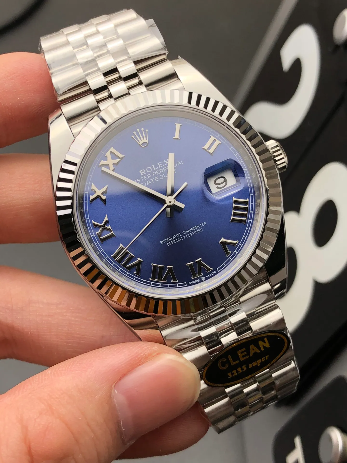 【High-end replica】💰1240! 【Top Replica】💰Private chat on price! Rolex Datejust Blue Face Roman Numeral Face High-definition Photos/Videos