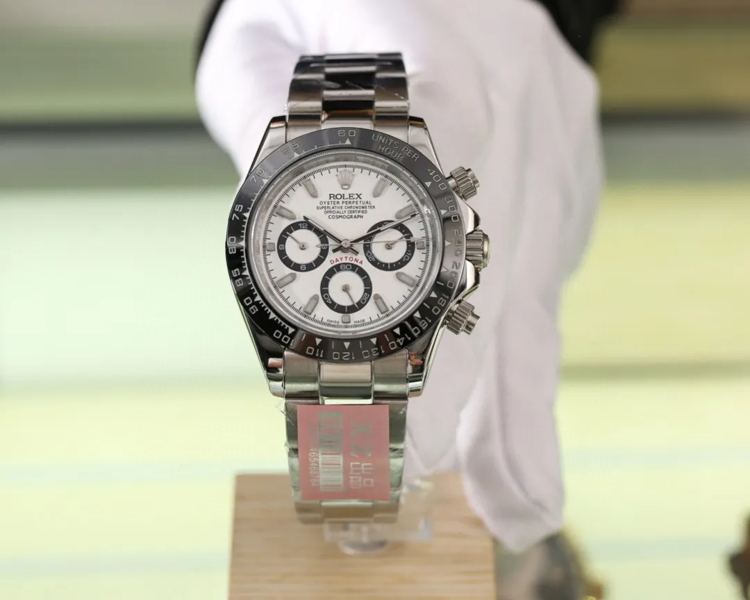 【High-end replica】💰1160! Rolex - Rolex Style: Daytona men's mechanical watch Movement: Imported Citizen 8215 movement Size: Diameter 40mm Thickness 11mm Case: 316 stainless steel case Mirror: Mineral glass mirror Strap: Comfortable silicone strap-original buckle