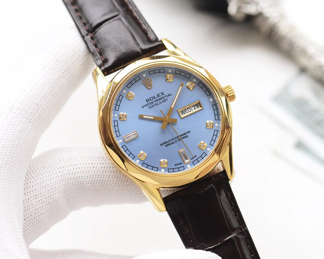 【Customized all-in-one machine】💰1720! Rolex-ROLEX🏅🏅 Type: Men's watch🎉🎉 Case: Top version 316 stainless steel L Strap: Imported calfskin strap Movement: Japanese Citizen mechanical movement ⚙️ Mirror: Mineral scratch-resistant mirror glass Size: 42mm in diameter, 12mm thick 🍷Exquisite inheritance of real effects, quality guaranteed! ‼ ️The elegant style instantly enhances the charm of men and is a symbol of taste and noble life!