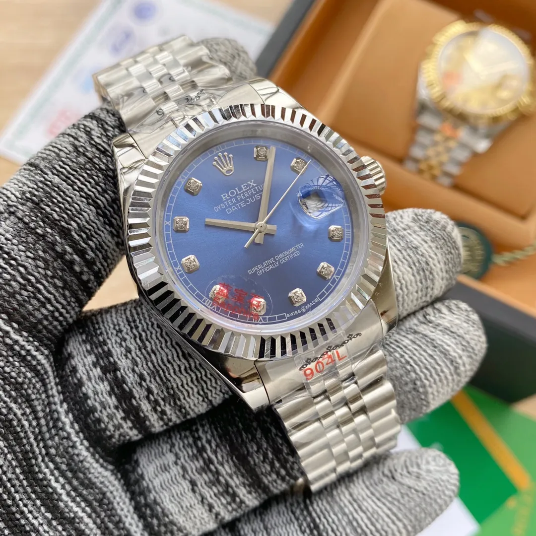 【High-end replica】💰1160! Rolex - ROLEX Classic Diary Men's Mechanical Watch Imported Citizen 8215 mechanical movement 316L stainless steel case Sapphire glass (super waterproof) Diameter 41mm Thickness 13mm 316L stainless steel strap-original buckle Noble luxury Enjoy the charm Welcome to reprint...