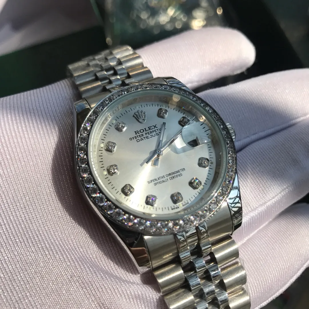 [High-end replica] 💰1300 each! Rolex - ROLEX Style: Classic couple mechanical watch Movement: Original imported Citizen movement Mirror: Sapphire glass mirror Case: 316L stainless steel case Strap: Solid 5-bead steel band Size: Male 36mm 13mm Size: Female 31mm 13mm Welcome to the picture...