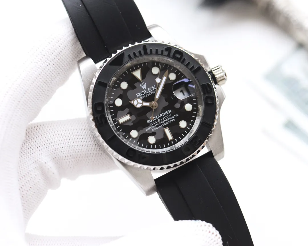 【Customized all-in-one machine】💰1640! Rolex-ROLEX🏅🏅 Type: Men's watch🎉🎉 Case: Top version 316 stainless steel L Strap: Natural rubber waterproof tape Movement: Japanese Citizen 8215 mechanical movement⚙️ Mirror: Mineral scratch-resistant mirror glass Size: 42mm in diameter, 12mm thick 🍷Exquisite inheritance of real effects, quality guaranteed! ‼ ️The elegant style instantly enhances the charm of men and is a symbol of taste and noble life!