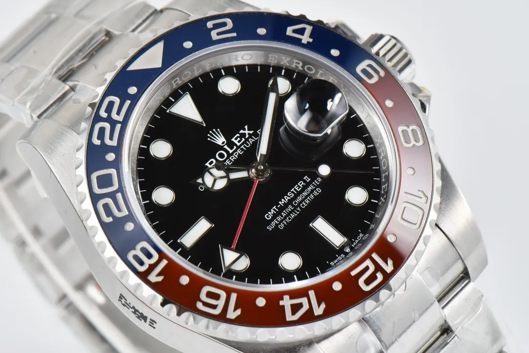 【High-end replica】💰1160! 【Customized all-in-one machine】💰1720! [Top replica] Private chat! ! ! The Rolex Greenwich [GMT-Master II] is one of Rolex’s best-selling watches. It is equipped with a ceramic ring and platinum fonts. The imported 9015 all-in-one mechanical movement has stable and reliable quality. The diameter is 40mm. It is developed one-to-one from the original.