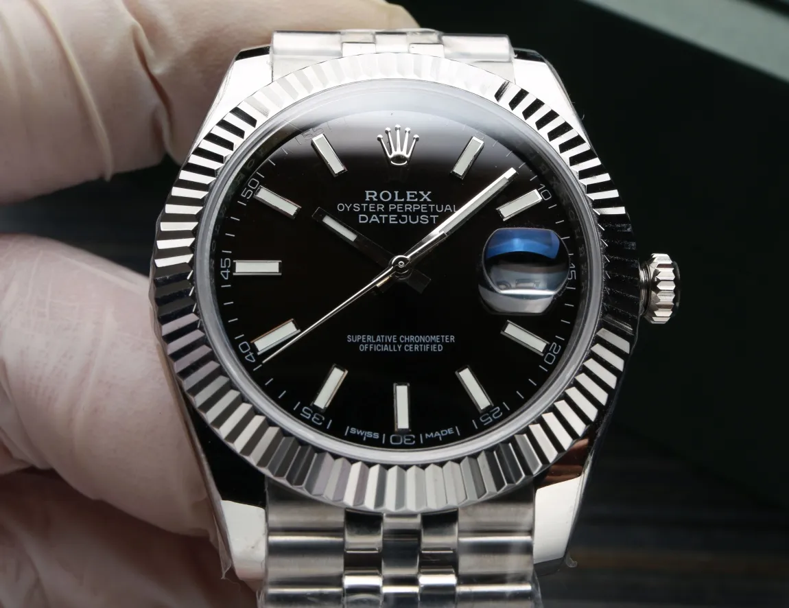【High-end replica】💰1160! 【Customized all-in-one machine】💰1720! Rolex Datejust 41mm replica original mold opening, all details strive to be perfect, new five-bead chain ❗️Ultra-transparent sapphire mirror equipped with 2824 movement classic new product: Rolex Datejust continues to improve the replica effect, ROLEX Rolex gold, rose, stainless steel research spirit of continuous improvement, especially the industry recognition of the five artifacts, the current sales have been on the rise! [Size] Diameter 41mm [Mirror] Anti-scratch blue crystal glass, anti-reflective convex magnified calendar window [Case] ​​Winding crown, [Movement] Stable replica of 2824 automatic mechanical movement, [Strap] Oyster three-section bracelet folding buckle, waterproof more than 100 meters. Craftsmanship... The real thing is great! (Focus on original new machines) Focus is an attitude, produced by JH!