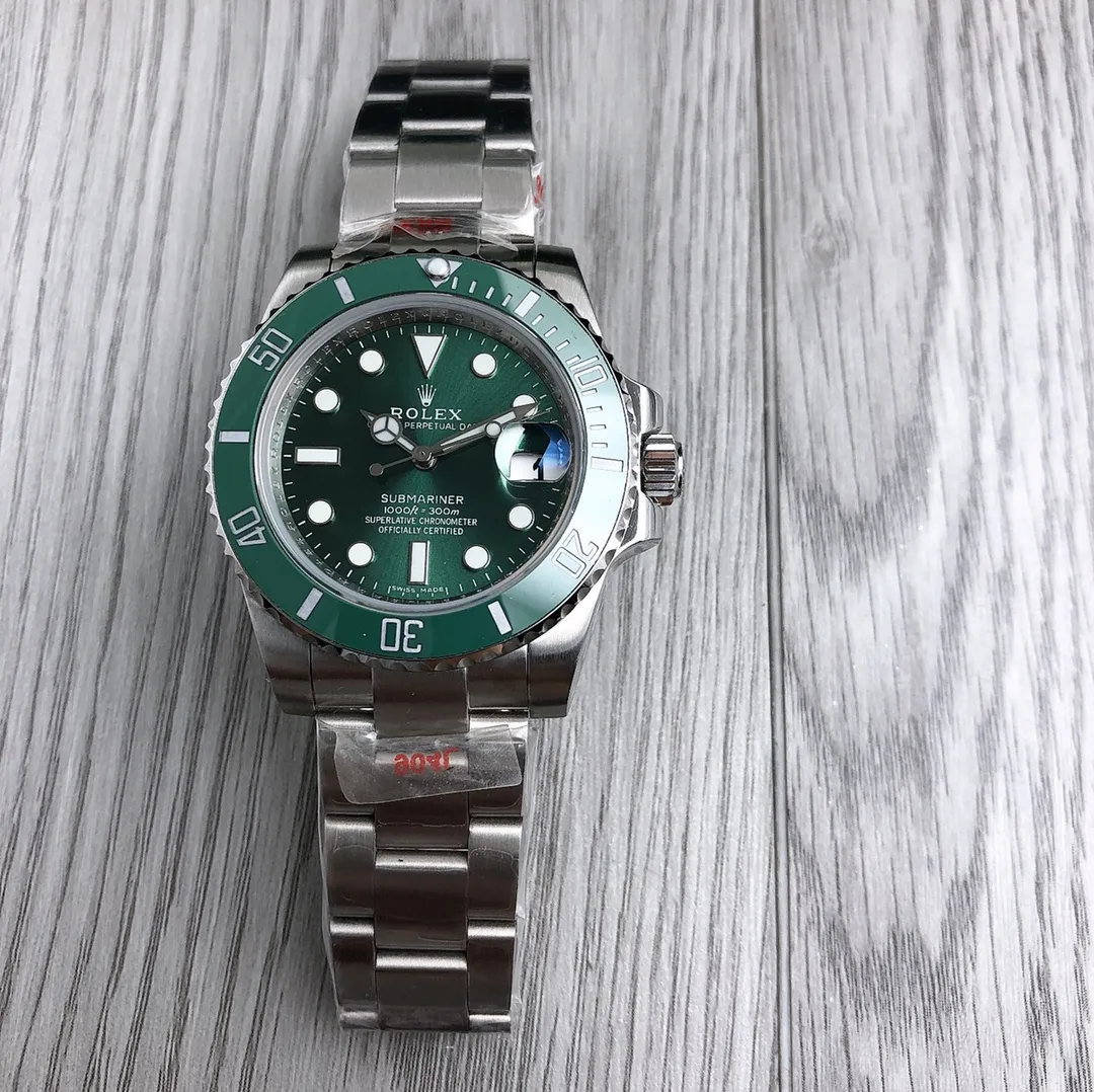 【High-end replica】💰1160! Rolex Submariner ceramic ring (super luminous) 🏍Type: 3-pin Submariner series men's watch 🏍Strap: top 316 stainless steel strap 🏍Movement: imported fully automatic Citizen 8215 mechanical movement 🏍Material: sapphire mirror 🏍Size: diameter 40mm, thickness 12mm 🏍Buckle: original buckle