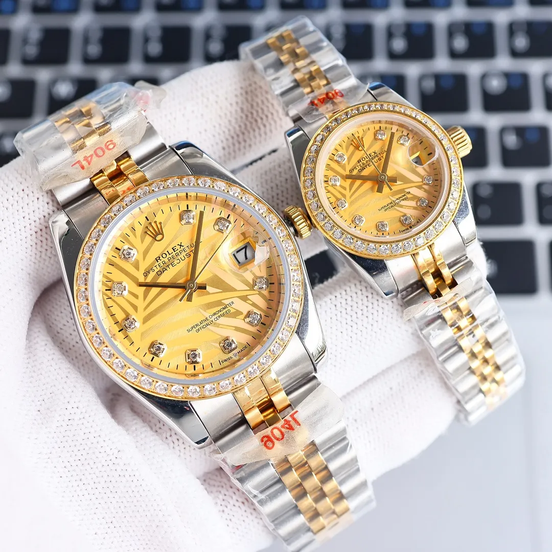 [Customized all-in-one machine] 💰1720 male! 920 women! 🌟🌟Rolex Datejust series, couple watch👫, Swiss quality 100% super waterproof luminous sapphire glass back design, equipped with original imported 8215 fully automatic movement, female 6T51 movement, diameter 36mmx10.5mm. Female 28mm, looks the same inside and out, unique! Create market-friendly prices! Welcome to forward and order! [Love][Fist][Fist][Shake hands][Handshake]