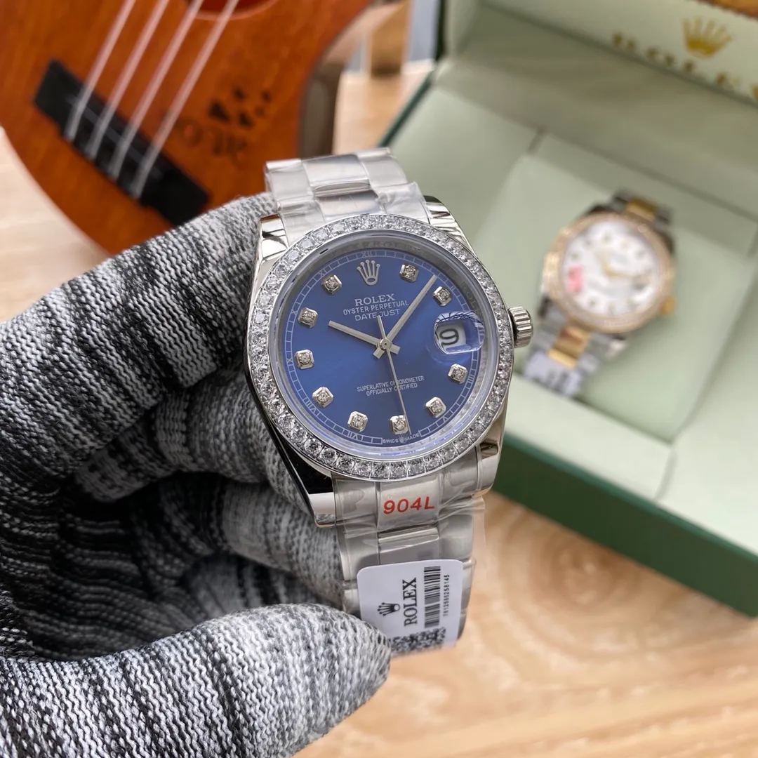 【High-end replica】💰1520! Rolex - ROLEX Diary Series Men's Mechanical Watch Imported from Citizen Original Machine 316L Stainless Steel Diamond Case Sapphire Glass (Super Waterproof) Diameter 36mm Thickness 13mm 316L Stainless Steel Strap Noble and luxurious, enjoy the charm. Welcome to reprint...