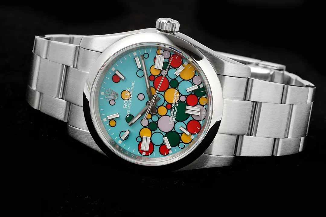 【High-end replica】💰1300! 【Customized all-in-one machine】💰1920! [Top replica] Private chat! ! ! Rolex’s new Oyster Perpetual series 126000 and 124300 balloon style ceiling-level watches are welcome to taste! 1⃣️The diameter is 41MM, which is in sync with the original size. It is built in conjunction with high-end original manufacturers. A series of improvements have been made in parallel this time! The price/performance ratio is also super high! 2⃣️With 2836 fully automatic mechanical movement! This movement is of unanimously recognized quality in the industry! 3⃣️The new Oyster model is very popular once it is opened this time. The dial is generated with 51 balloons! The three-dimensional 3D effect is so amazing that you can’t put it down! VR Factory2023’s ingenious masterpiece is welcome to taste! The pictures were taken as top replica real shots!