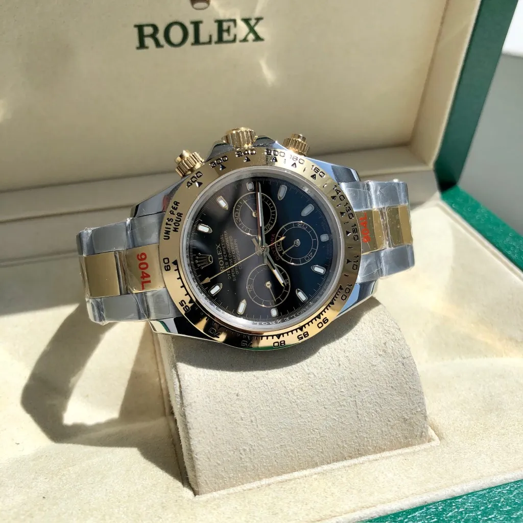【High-end replica】💰1160! Customized all-in-one machine 💰1720! Rolex Daytona Series [Diameter] 40mm [Movement] Equipped with imported fully automatic mechanical movement [Ring] Imported finely polished ring/ceramic ring [Mirror] Scratch-resistant sapphire glass mirror [Material] Imported 316L stainless steel case [Strap] Stainless steel three-bead strap/high-quality tape [Buckle] Original buckle Super high quality, more beautiful in kind, market exclusive! Classic men's casual watch, the standard accessory for successful men, allowing you to wear it once and for all!