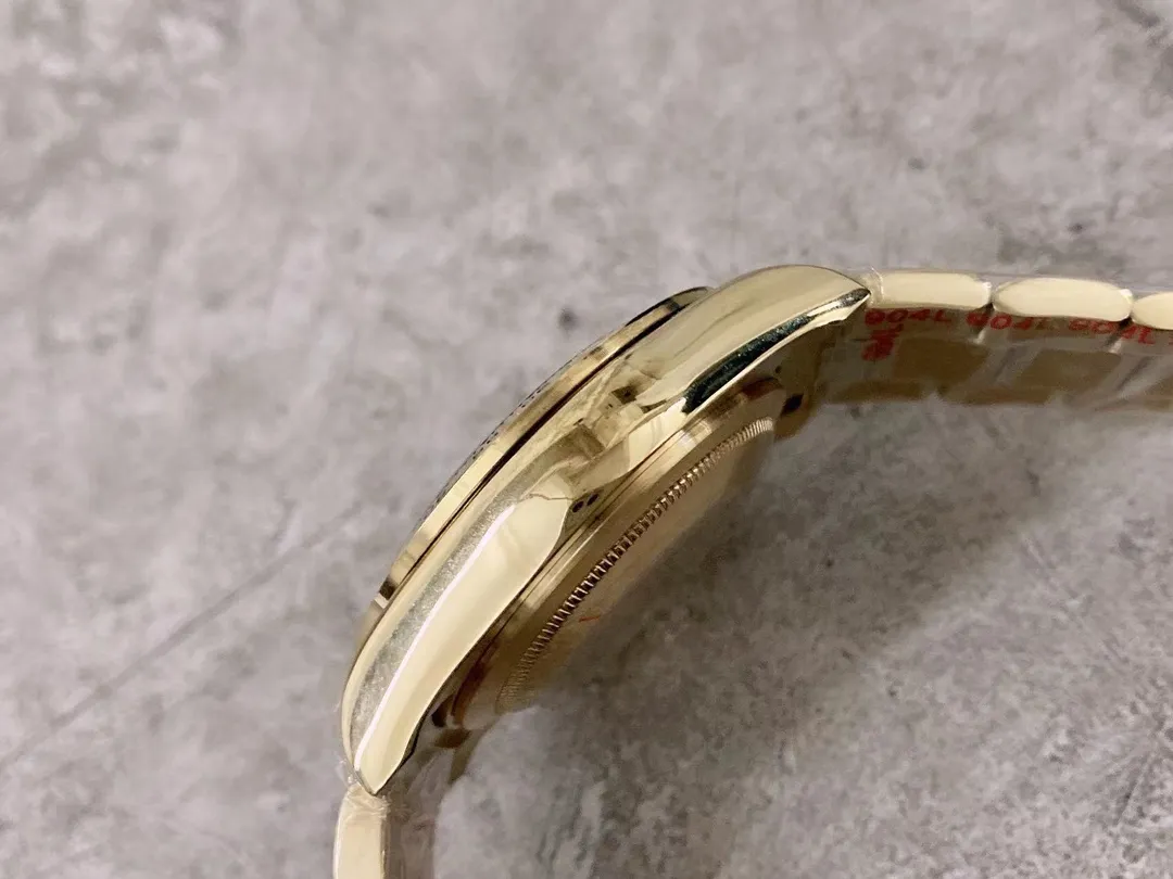 【High-end replica】💰1160! Real delivery photos of Rolex Daytona, Golden Green Di, fully automatic mechanical movement