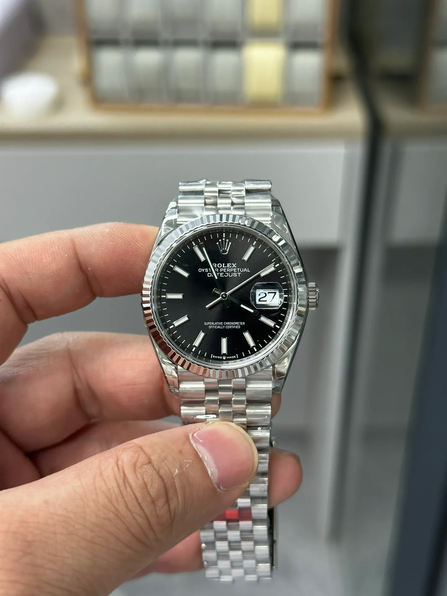 Rolex Black Diary Real Shot❤️