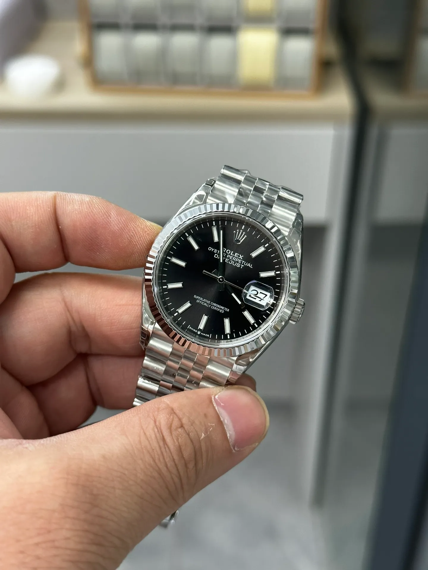 Rolex Black Diary Real Shot❤️