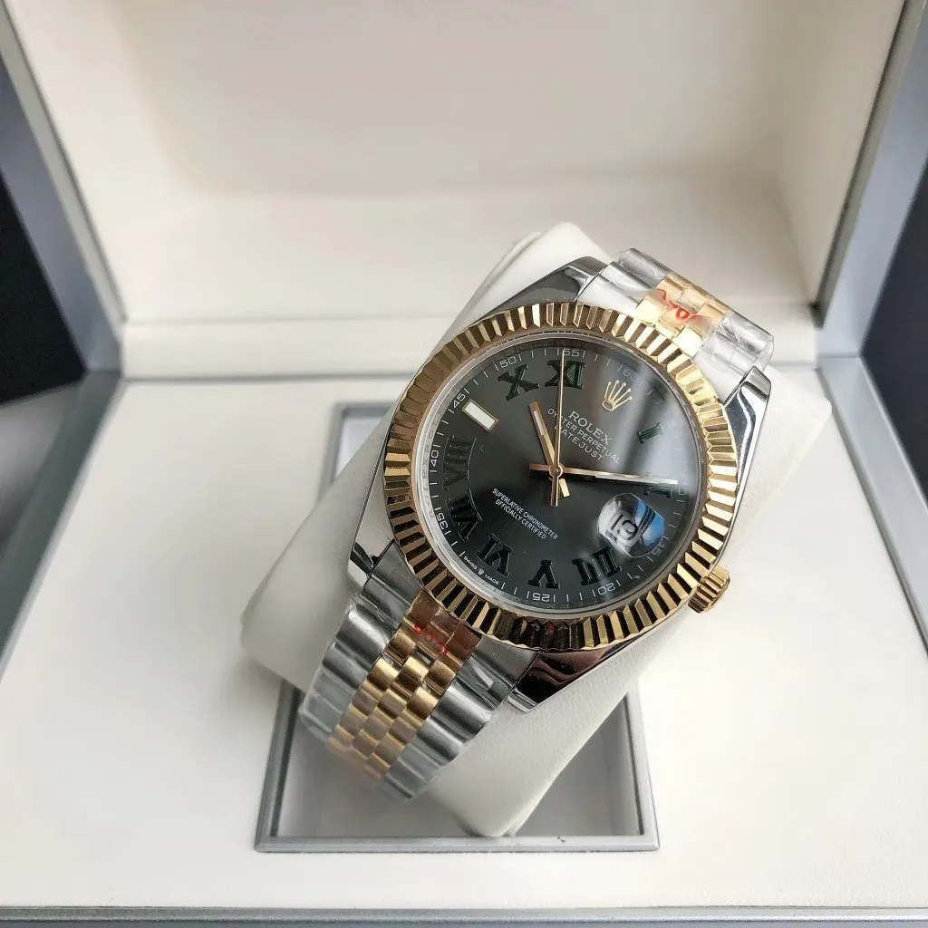 【High-end replica】💰1160! Rolex's new Datejust 41mm men's watch has been upgraded to the official version [Color], the original hot-selling hot model, the 41mm diameter is more contemporary, the official update is suitable for the public, and the size is suitable for the public! "Once and for all" is waiting for you. Highlight 1: Continue to uphold the brand new imported Citizen 8215 movement, factory movement testing and adjustment! The appearance details are all original and authentic! Really built both inside and outside [Strong] Highlight 2: Original and consistent factory accessories; Highlight 3: Corrected 41mm official synchronous original buckle, polished five-bead bracelet parts! The affordable Citizen is truly built with the quality standards of major manufacturers [strong] Highlight 4: The bar scale is highly efficient and super strong, filled with long-lasting luminous powder, and the luminous quality is comparable to the original! The workmanship of the dial is exquisite, and the fonts, scales and details are all derived from the craftsmanship of large manufacturers, which is comparable to the original [strong] Highlight five: scratch-resistant sapphire crystal glass mirror, anti-reflective convex magnifying (2.5-digit) calendar window, the magnification is synchronized with the original, and the time and calendar reading are clear and transparent [strong]