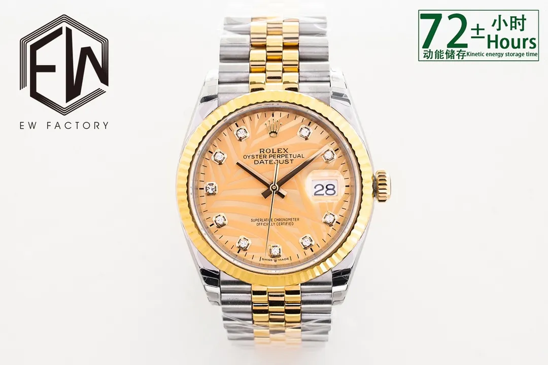 【High-end replica】💰1360! 【Customized all-in-one machine】💰1920! 【Top Replica】💰Private chat! ! ! [2023 New Style] Rolex Datejust 36 Series ① Exclusively customized 3235 movement, kinetic energy storage up to 72 hours, stable and reliable quality; ② Case: same size and thickness as the original; ③ Text: polished nails, top Swiss ice blue luminous, delicate shading, color matching; ④ Glass: sapphire glass with 2.5x magnifying glass effect, transparent glass; ⑤Watch strap: Top-notch workmanship. Each strap fits perfectly with the lug, giving the wrist the highest comfort. Produced by EW, it must be a high-quality product. Every extreme detail is the sincerity of the EW factory’s ingenuity and development; this picture is a real shot of a top-grade replica!