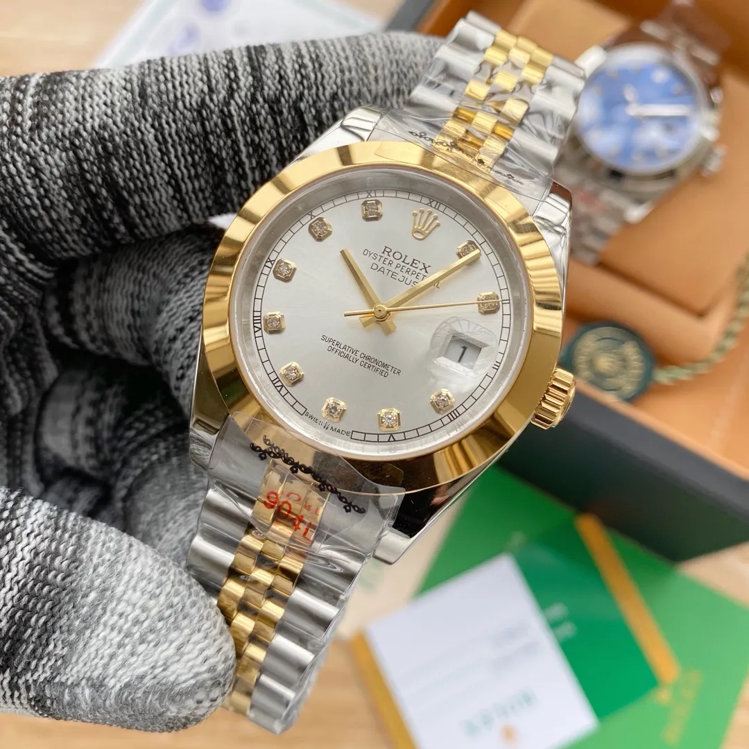 【High-end replica】💰1160! Rolex - ROLEX classic log men's mechanical watch, imported Citizen 8215 movement, 316L stainless steel case, sapphire glass (super waterproof), diameter 41mm, thickness 13mm, 316L stainless steel strap-original buckle, noble luxury, enjoy the charm, welcome to reprint...