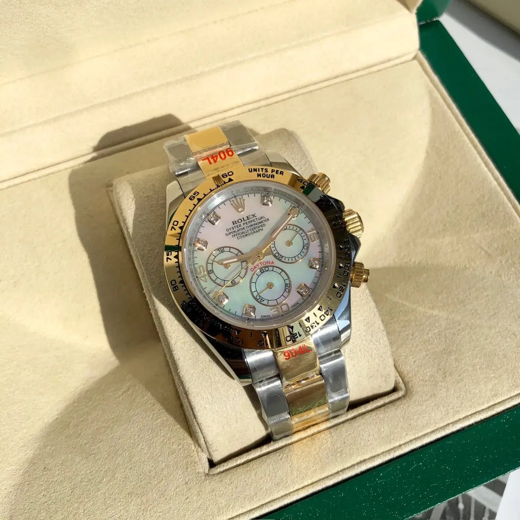 【High-end replica】💰1160! Customized all-in-one machine 💰1720! Rolex Daytona Series [Diameter] 40mm [Movement] Equipped with imported fully automatic mechanical movement [Ring] Imported finely polished ring/ceramic ring [Mirror] Scratch-resistant sapphire glass mirror [Material] Imported 316L stainless steel case [Strap] Stainless steel three-bead strap/high-quality tape [Buckle] Original buckle Super high quality, more beautiful in kind, market exclusive! Classic men's casual watch, the standard accessory for successful men, allowing you to wear it once and for all!