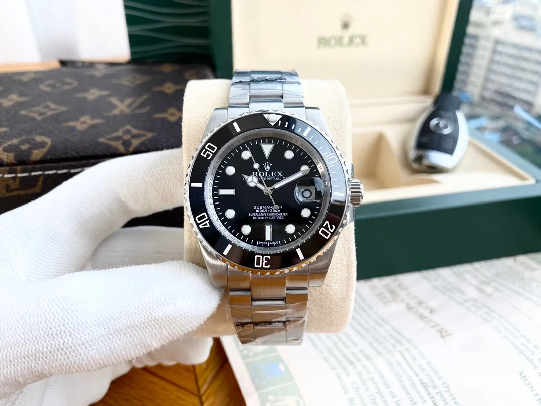 【High-end replica】💰1160! Rolex Submariner ceramic ring (super luminous) 🏍Type: 3-pin Submariner series men's watch 🏍Strap: top 316 stainless steel strap 🏍Movement: imported fully automatic Citizen 8215 mechanical movement 🏍Material: sapphire mirror 🏍Size: diameter 40mm, thickness 12mm 🏍Buckle: original buckle