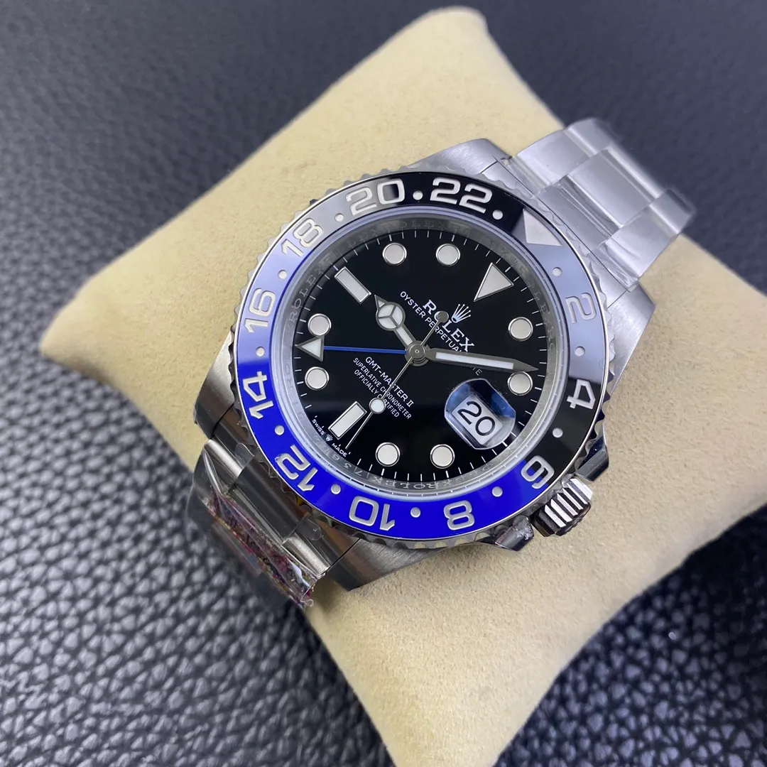 【High-end replica】💰1160! 【Customized all-in-one machine】💰1720! [Top replica] Private chat! ! ! The Rolex Greenwich [GMT-Master II] is one of Rolex's best-selling watches. It is equipped with a ceramic ring and platinum fonts. The Swiss 3285 mechanical movement has stable and reliable quality. The diameter is 40mm. It is developed one-to-one from the original.