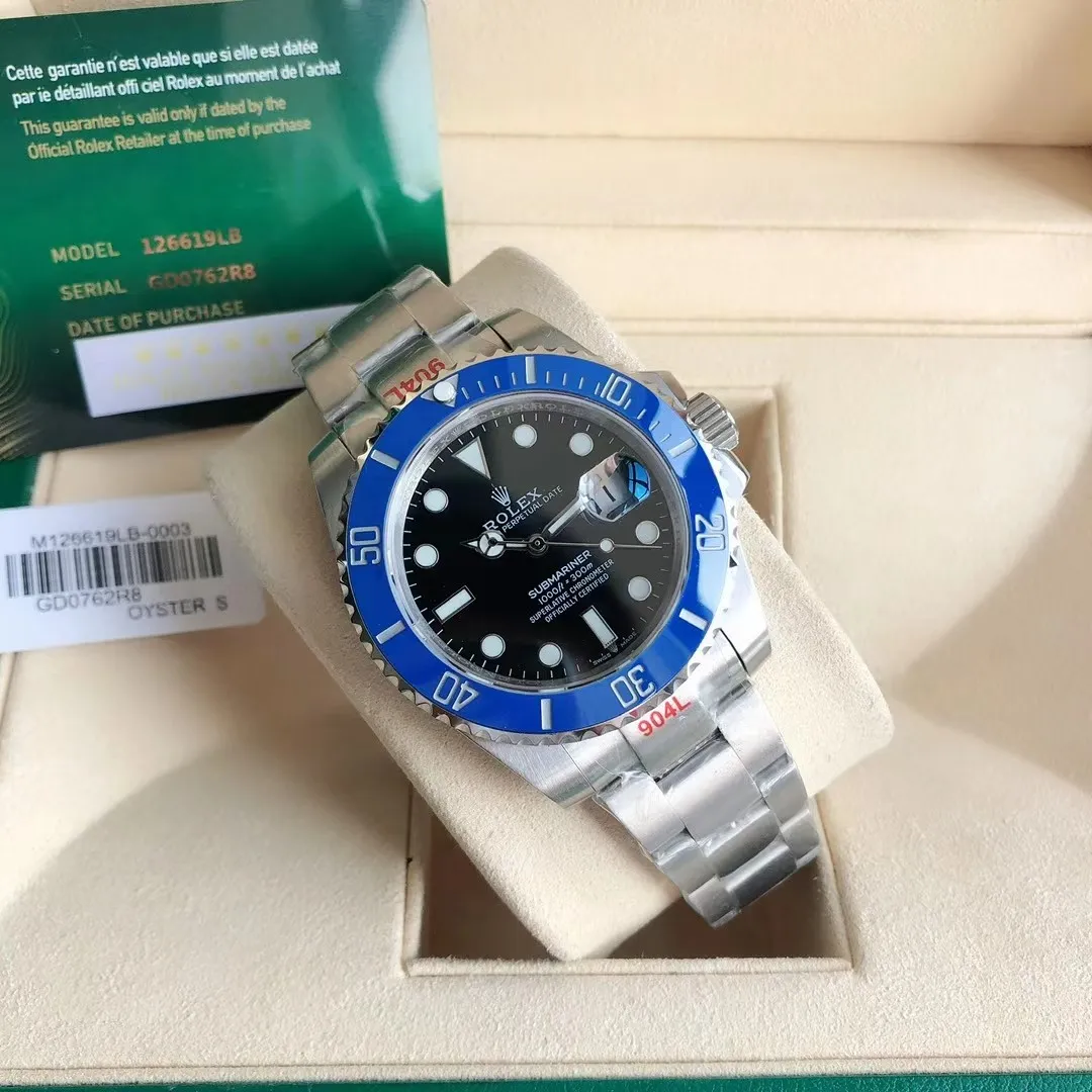 【High-end replica】💰1160! 【Customized all-in-one machine】💰1720! Rolex Submariner The new upgraded version of Submariner - the brightest star in the night sky. The appearance details of the built-in new Citizen movement are consistent with the original. The official synchronization in 2022 is the new Submariner [color] Citizen Submariner. On the occasion of the replacement of the Submariner calendar model, GD quality control will also open a further perfect interpretation of Citizen watches! Redefine the quality and value standards of Citizen watches! GD quality control will work with elite accessories manufacturers to strictly inspect and select, and is committed to making more perfect Citizen watches! This time, the details of the Submariner are meticulously studied and multi-layered quality control is carried out. The specific details are as follows: 1. Large factory surface: The GD Submariner surface is friendly and cared for by the top factory in the industry. The radial pattern focusing effect on the disk surface is synchronized with the original. The logo and font on the disk are guaranteed to be comparable to the original ones. The scale and rounded corners are polished with exquisite craftsmanship! The scales are filled with imported luminous powder. The magnifying glass detects the roundness and fullness. It has super luminous effect and strong durability. ⚠️ The scales under luminous light are pure and not mixed with any stains. You are welcome to compare with the original ones from major manufacturers. 2. Original calendar: The only corrected original calendar font of the Citizen movement in the market. The only calendar font in its class is consistent with the original product. ⚠️ Please use a magnifying glass to compare the details of the calendar font! The blue-coated magnifying glass is the only synchronous original in its class in terms of its magnification factor, distance from the case, and other details. 3. Three codes in one: the entire network has the same original shipping accessories, that is, the three models and numbers of the watch, warranty card, and hangtag are the same, and there is no duplication. 4. The original ring: the milky white luminous pearl of the ceramic ring has super luminous, luminous effects, and non-luminous normal color are consistent with the original; the ring scale is filled with top-notch mercury, the first of its kind. 5. Movement guarantee: Since the GD factory has focused on Citizen movements, it has promised to eliminate the phenomenon of old machines being adulterated and shoddy! GD quality control will simultaneously screen the movement and debug it before leaving the factory! ⚠️ Please look for the exclusive quality of GD products
