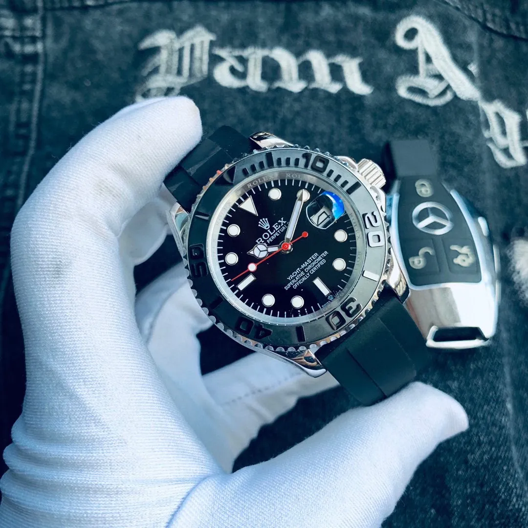 【Foreign trade import】💰970! Rolex ROLEX 🥤 🏍Series: Yacht-Master series, newly upgraded and created 🏍Case: made of top-grade materials for workmanship details, matched with Super A case 🏍Design: bottom details have steel stamps on the four corners 🏍Movement: matched with imported automatic mechanical movement for men 🏍Newly upgraded, always adhering to the original intention 🏍Every detail is perfectly reproduced one to one 🏍Endless products once and for all 🏍Produced by KL Cola, welcome to forward.