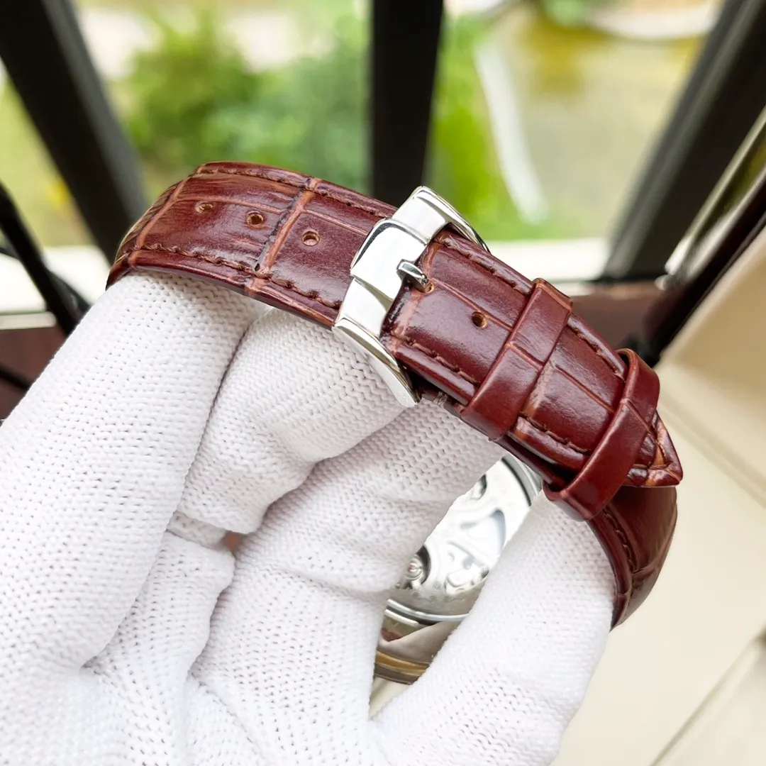 【High-end replica】💰1440! Rolex-ROLEX men's watch, fully automatic mechanical movement, mineral-strengthened glass, 316L stainless steel case, leather strap, simple and elegant, business essentials, size: diameter 42mm, thickness 12mm
