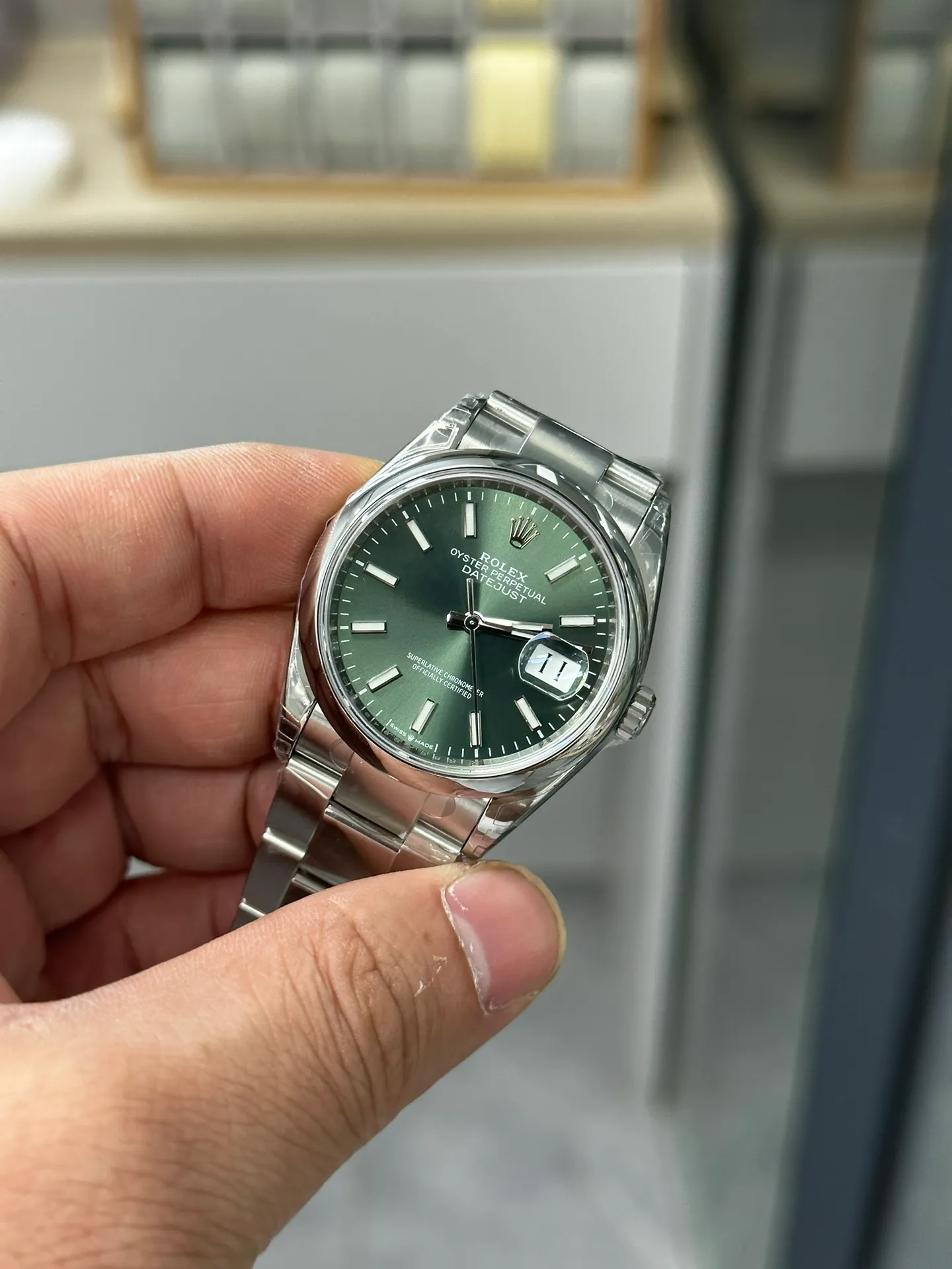 Rolex Green Aperture Diary Real Shot❤️