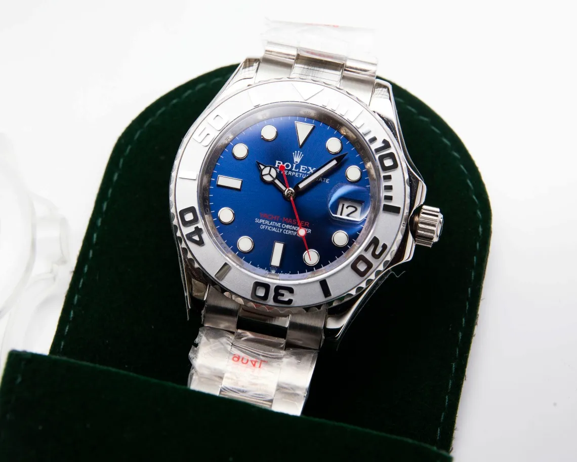 【High-end replica】💰1160! 【Customized all-in-one machine】💰1720! Rolex Yacht-Master series, a classic watch once and for all [Movement] Equipped with a brand new imported 9015 all-in-one fully automatic mechanical movement, with accurate travel time and excellent performance. It is equipped with an original case, with a small blue sapphire glass, a diameter of 40mm, a 316 stainless steel strap, and an original buckle. It is classic and fashionable, with extraordinary taste. It is worth owning! [Rose][Rose][Rose] (Focus on original new machines) The actual pictures are of customized all-in-one machines!