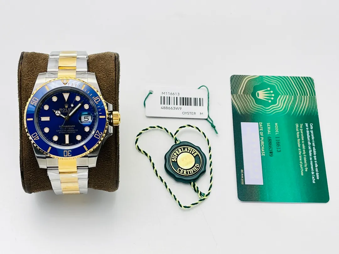 [VS Factory2022 inherits the past and connects the future with the upgraded version of V2, creating a new era of water ghosts] One watch, one card and one code, filling the gap in the market. The most cost-effective Rolex Submariner 40MM watch is shockingly released! [Technical Advantages] 1⃣️The diameter is 40MM. The water ghost is equipped with a genuine substitute clean ring. The green ghost is emerald green and translucent, and the black ghost is as deep as ink. 2⃣️The literal radial pattern has a delicate gloss, the green color is consistent with the original product, almost zero color difference, the luminous filling is full, and the brightness is long-lasting. 3⃣️904 consumable steel is used to create a hard watch body, which is polished with craftsmanship from the inside to the outside. The case size data is perfectly restored and can be interchanged with genuine products. 4⃣️The strap is smooth and made of the same 904L. The details of the strap and buckle are chamfered and polished. It feels soft and comfortable and the operation is effortless. 5⃣️New generation 3135 movement, real KIF shock absorber, more reliable and stable. 6⃣️The waterproof performance is comparable to the genuine product - the screw-in outer ring, bottom cover and winding crown system, combined with the middle case, perfectly demonstrate the waterproof performance of the consumable watch case. VS has improved many shortcomings of past submariners, and also given a higher cost performance, benefiting the majority of watch lovers. VS Factory2022’s ingenious masterpiece welcomes all watch friends to taste it!