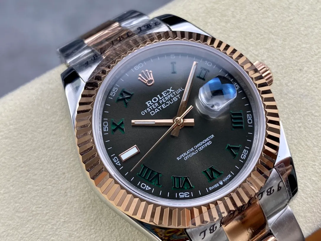 【High-end replica】💰1160! Rolex Single Calendar Datejust Series 41mm [Diameter] 41mm [Movement] Equipped with imported fully automatic mechanical movement [Ring] Rolex RingCommand triangular pit pattern / aperture [Mirror] Scratch-resistant sapphire glass mirror [Material] Imported 316L stainless steel case [Strap] Stainless steel (Oystersteel) optional three-bead/five-bead chain strap [Buckle] Original buckle Super high quality, more beautiful in kind, market exclusive! Classic men's casual watch, the standard accessory for successful men, allowing you to wear it once and for all!