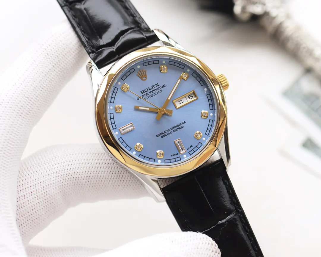 【Customized all-in-one machine】💰1720! Rolex-ROLEX🏅🏅 Type: Men's watch🎉🎉 Case: Top version 316 stainless steel L Strap: Imported calfskin strap Movement: Japanese Citizen mechanical movement ⚙️ Mirror: Mineral scratch-resistant mirror glass Size: 42mm in diameter, 12mm thick 🍷Exquisite inheritance of real effects, quality guaranteed! ‼ ️The elegant style instantly enhances the charm of men and is a symbol of taste and noble life!