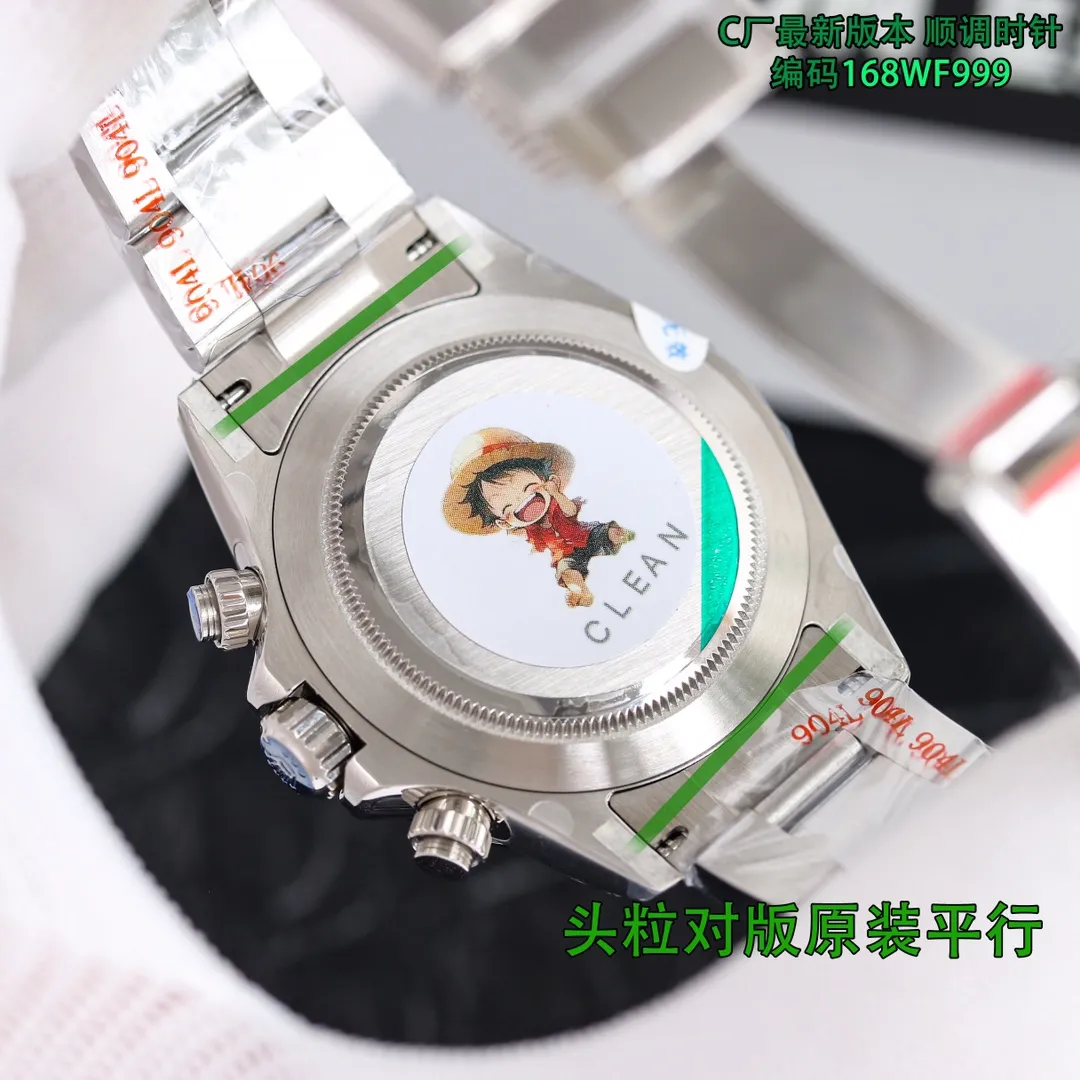 【High-end replica】💰1160! Top replica 💰Private chat! Rolex Daytona Series [Diameter] 40mm [Movement] Equipped with imported fully automatic mechanical movement [Ring] Imported finely polished ring/ceramic ring [Mirror] Scratch-resistant sapphire glass mirror [Material] Imported 316L stainless steel case [Strap] Stainless steel three-bead strap/high-quality tape [Buckle] Original buckle Super high quality, more beautiful in kind, market exclusive! Classic men's casual watch, the standard accessory for successful men, allowing you to wear it once and for all!